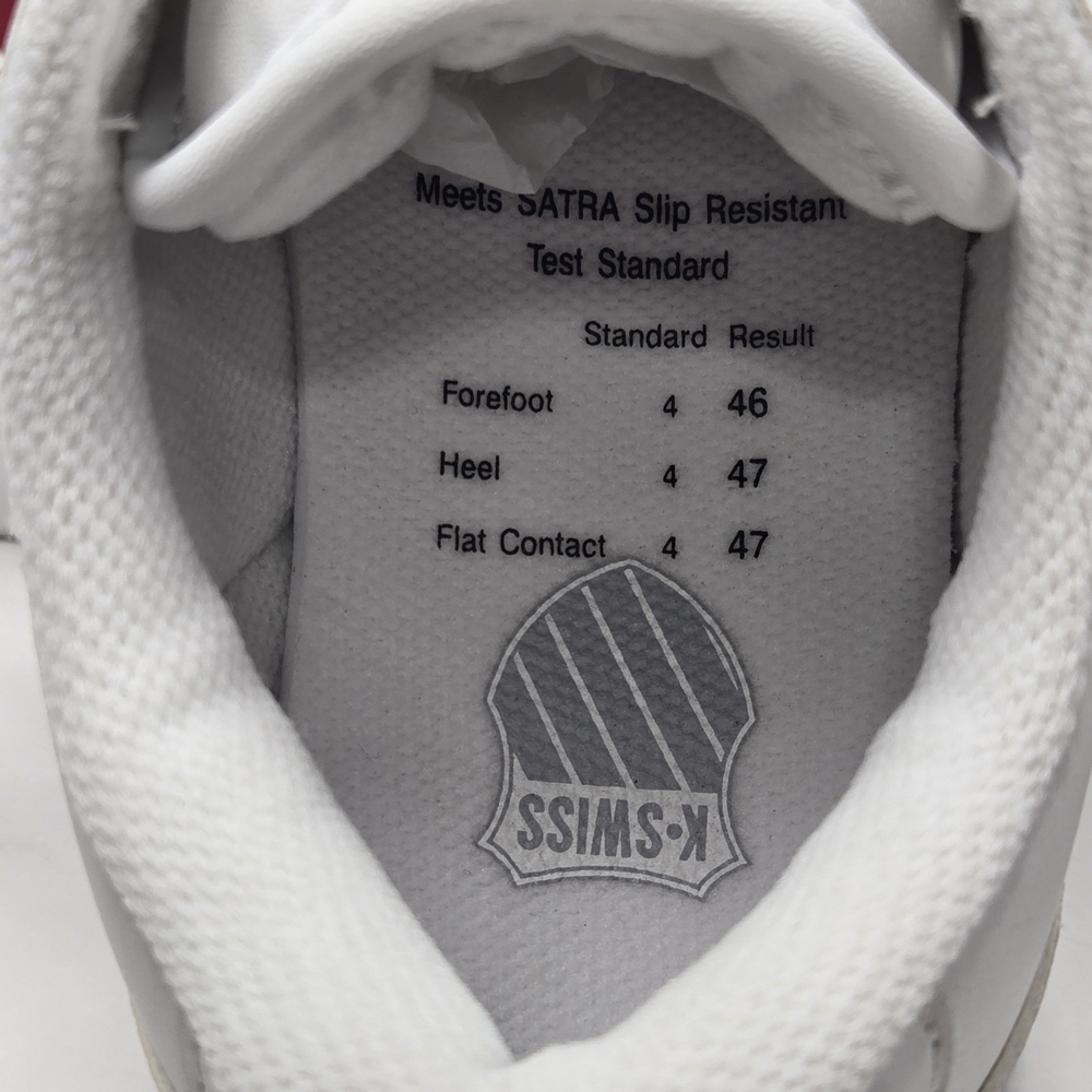 K-Swiss Botwin All-White Classic Sneakers Women's Size 6 1/2 6.5 - Picture 9 of 15